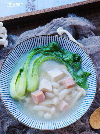 清甜低脂的豆腐菌汤(图1)